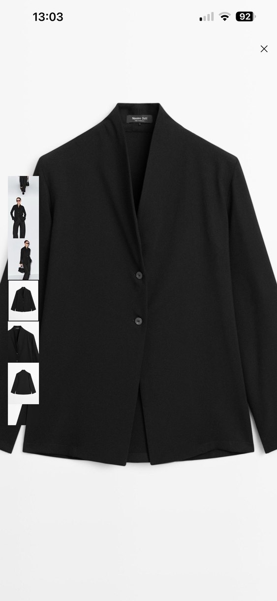 Siyah Deri Ofis Blazeri - Görsel 2