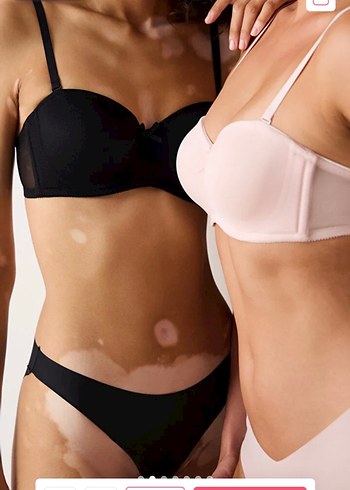 Siyah Minimalist Goth Sütyen - Görsel 4