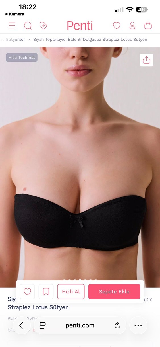 Siyah Minimalist Goth Sütyen - Görsel 2