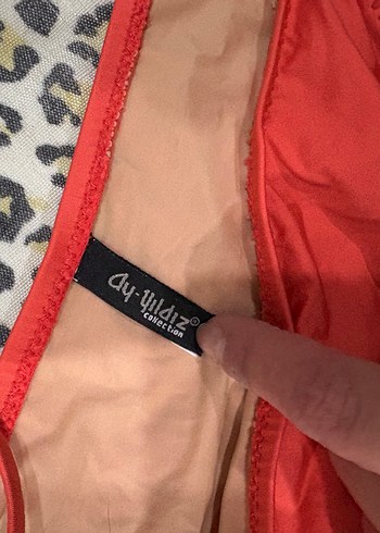 Somon rengi İpli Kadın sıfır Bikini Altı - Görsel 3