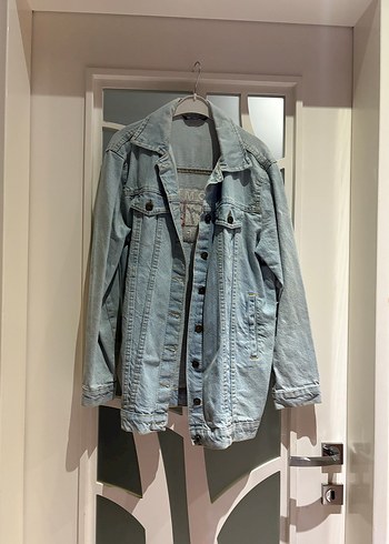 l Beden Tommy Hilfiger Gri Kadın Denim Ceket