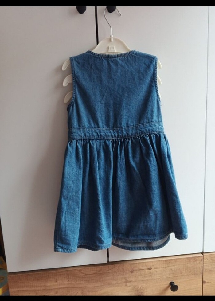 Kız çocuk kot elbise - Görsel 2