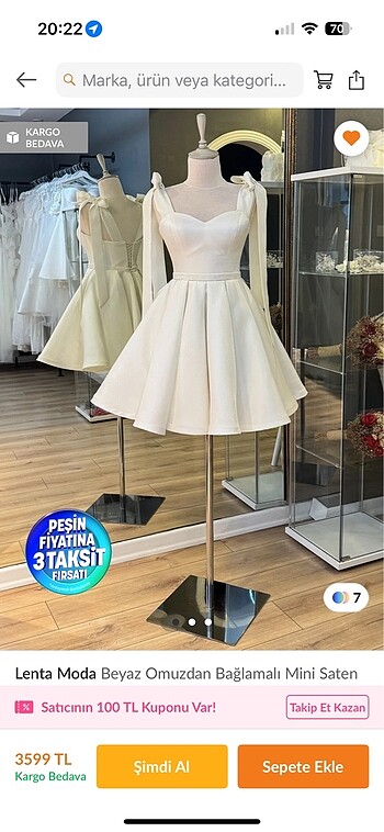 Nişan kısa gelinlik after party elbisesi beyaz elbise nikah