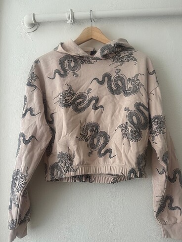 Kapişonlu kısa sweat