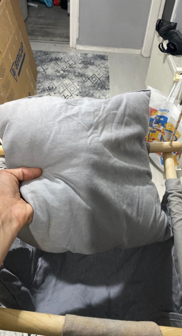 Gri bebek salıncak - Görsel 4