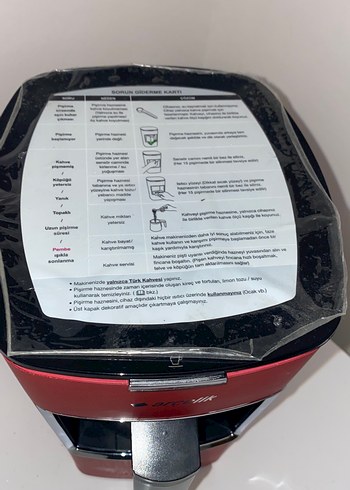 Arçelik Kırmızı Kahve Makinesi - Görsel 2