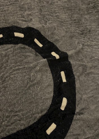 Gri Çocuk Halısı, Oyun Yolu Desenli - Görsel 4