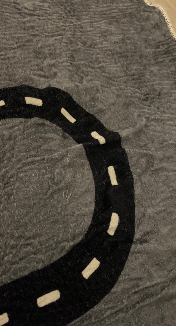 Gri Çocuk Halısı, Oyun Yolu Desenli - Görsel 4