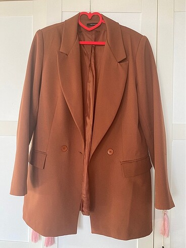 trendyolmilla kiremit rengi blazer