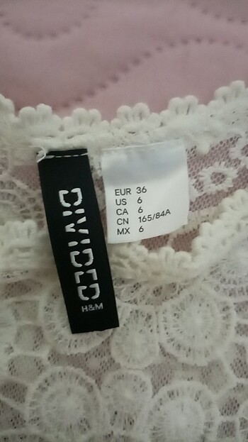 36 Beden beyaz Renk Dantelli crop