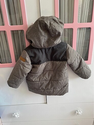 24-36 Ay Beden gri Renk Çocuk Mont