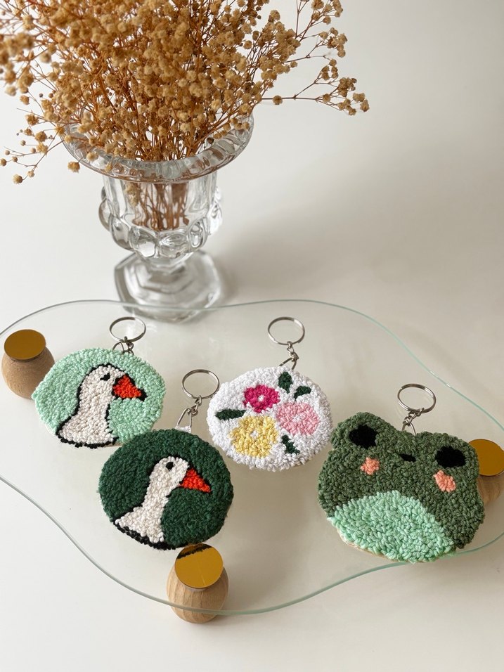 Kurbağa Figürlü Anahtarlık - Görsel 3