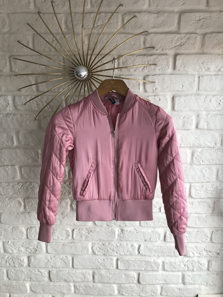 H&M H&M Yazın moda rengi pembe saten ceket