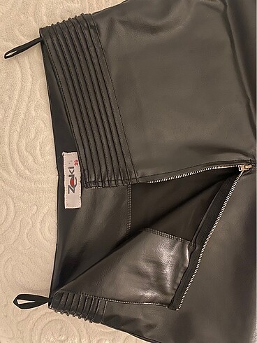 Zeki ZEKİ Deri Pantalon