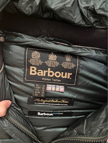 Barbour Yeşil mont