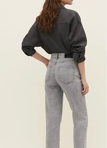 Stradivarius D96 Gri Jean