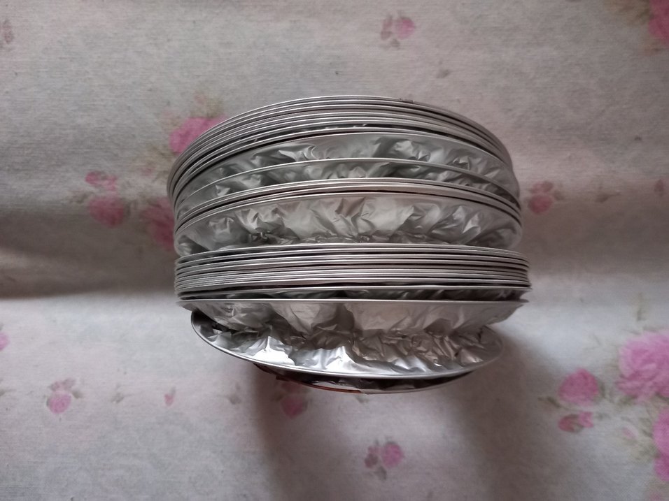 Gri Esnek Fan Hava Kanalı - Görsel 2