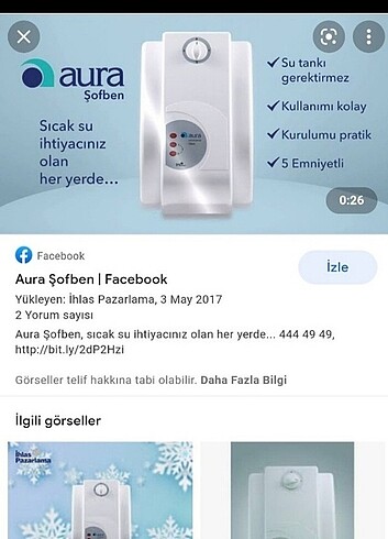 Şofben su ısıtıcı - Görsel 2