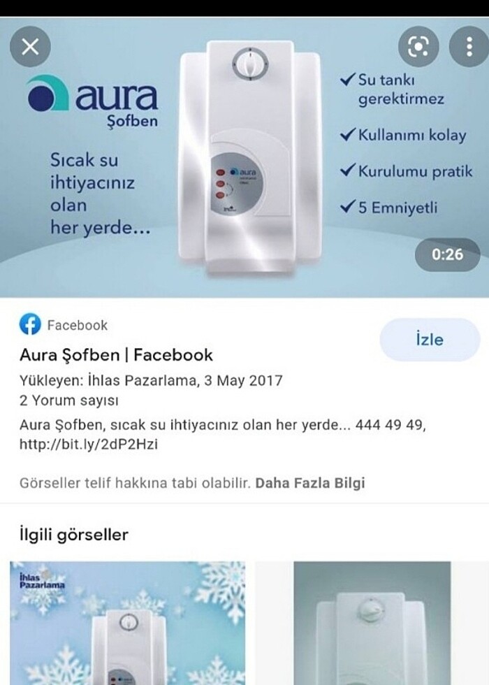 Şofben su ısıtıcı - Görsel 2