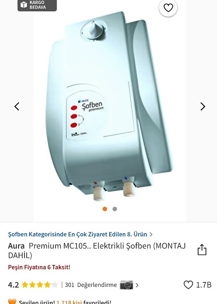 Şofben su ısıtıcı - Görsel 4