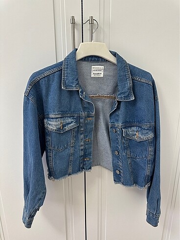 Crop ceket