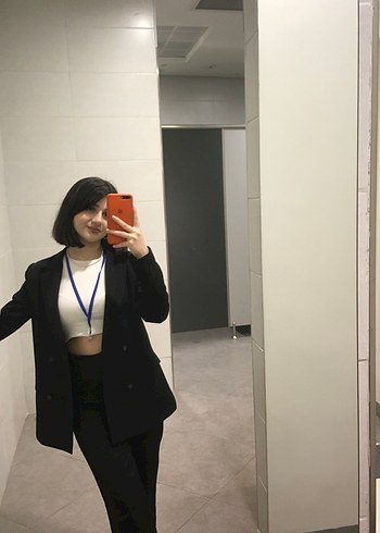 38 Beden Trendyolmilla siyah blazer ceket