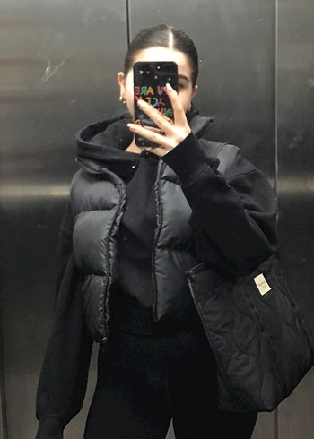 Zara Siyah Kadın Şişme Yelek