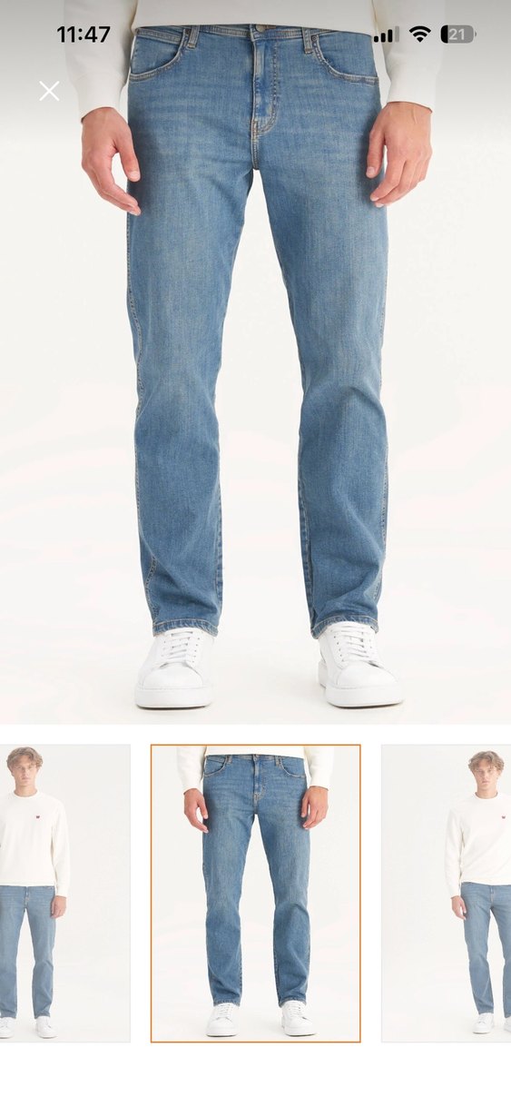 Wrangler marka Erkek  Rahat Kesim Jean - Görsel 2