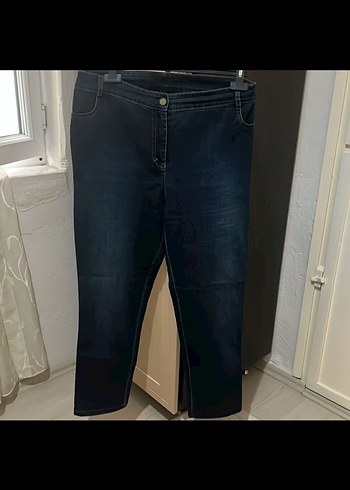 Büyük beden yumuşak Kadın Kot Pantolon