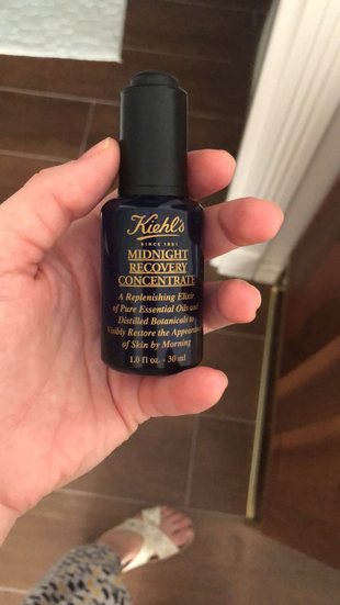 Kiehl's Kiels gece serumu goruldugu kadar kullanildi