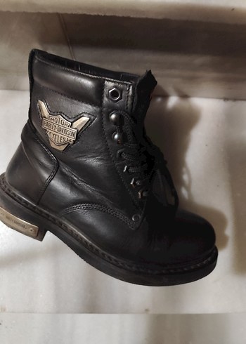 Harley Davidson Siyah Deri Bilek Bot