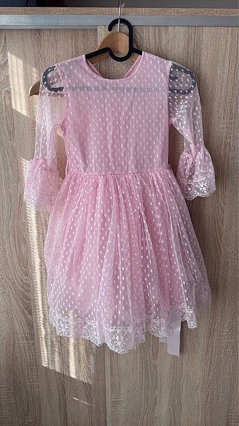 LC Waikiki Ahengim Marka Pembe Kız Çocuk Elbise