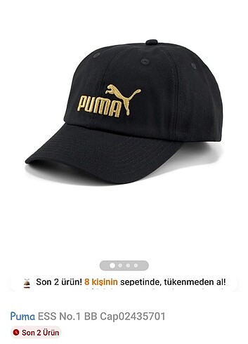 ORJİNAL PUMA MARKA UNİSEX SAPKA 