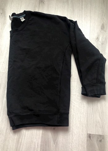 Siyah Kadın Sweatshirt Uzun Kollu - Görsel 3