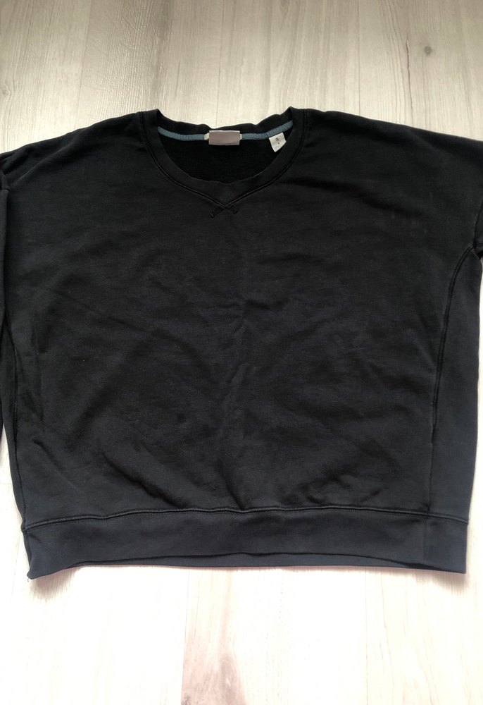 Siyah Kadın Sweatshirt Uzun Kollu - Görsel 2