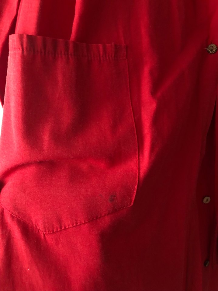 Kırmızı Uzun gömlek - Görsel 3