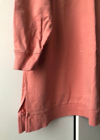 Pembe Kadın Salaş Sweatshirt - Görsel 3