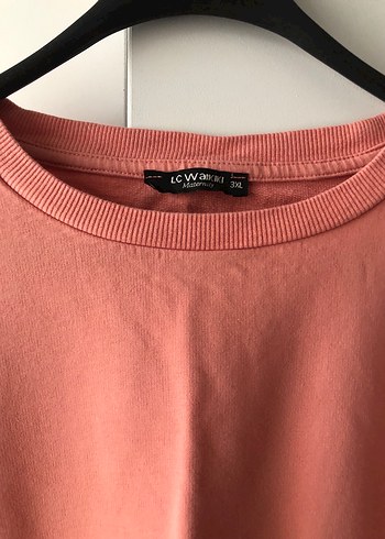 Pembe Kadın Salaş Sweatshirt - Görsel 2