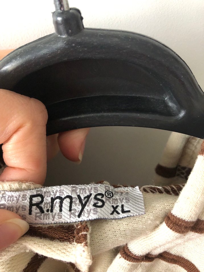 Bej Çizgili sweatshirt - Görsel 5