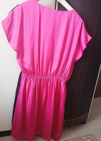 xl Beden Saten kisa elbise