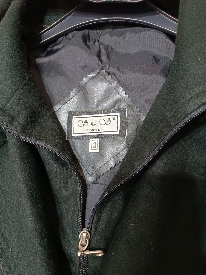 Siyah Deri Uzun Kadın Ceket - Görsel 2