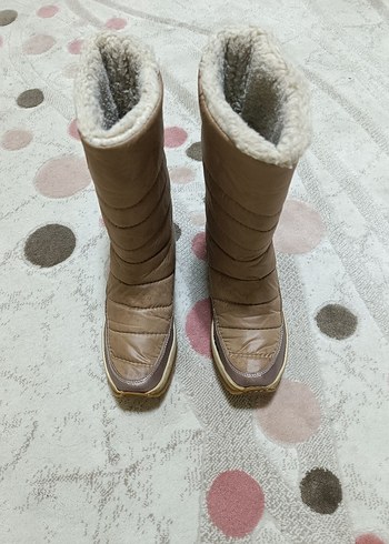 bej kadın kar botu - Görsel 2