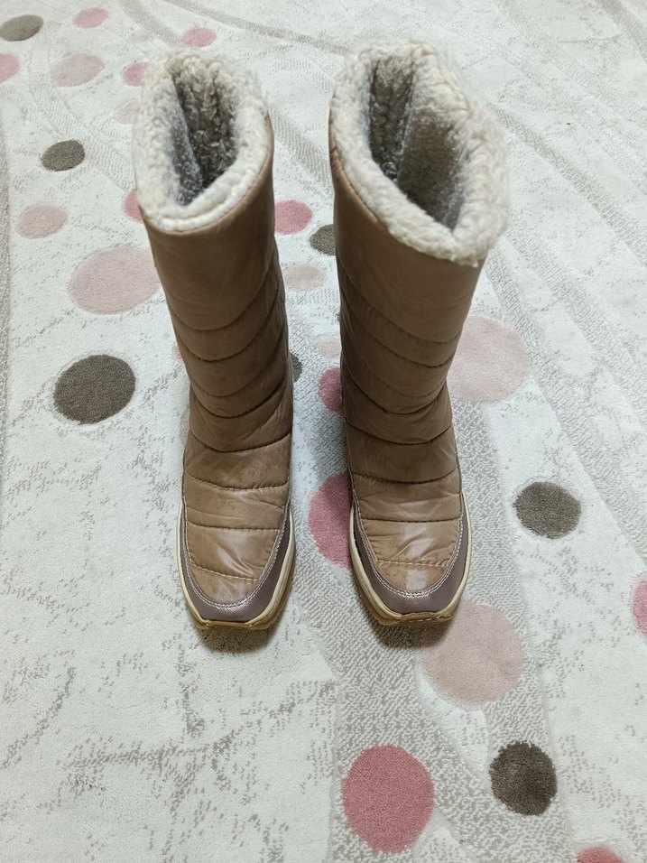 bej kadın kar botu - Görsel 2