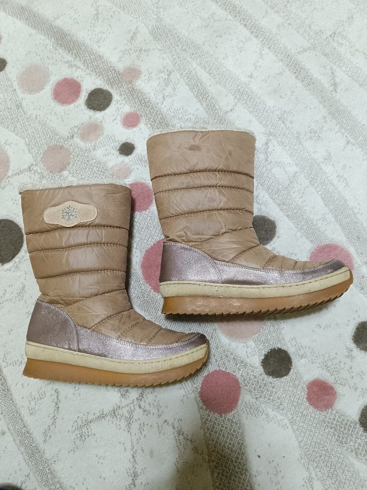 bej kadın kar botu - Görsel 3