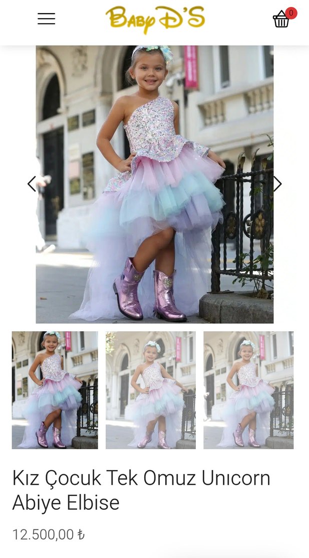 Kız Çocuk abiye elbise - Görsel 4