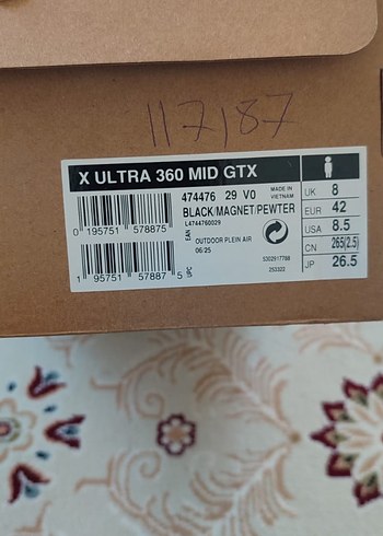 Salomon X Ultra 360 Mid Gore-Tex Erkek Outdoor Botu - Görsel 3