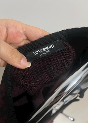 Bordo Fermuarlı Uzun Kollu Kadın Hırka - Görsel 2