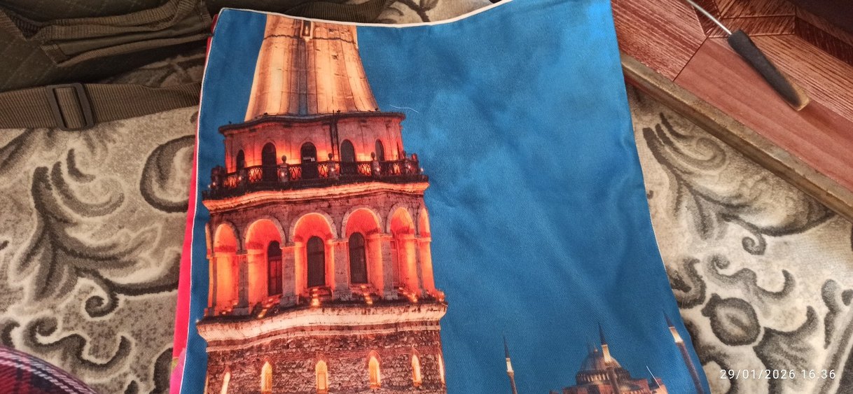 Galata Kulesi Temalı kirlent - Görsel 3