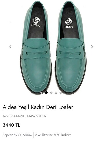 DESA LOAFER COK İYİ DURUMDA