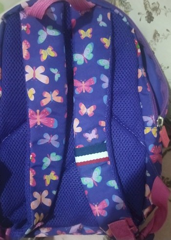  Beden Renk Mor ve Pembe Çocuk Okul Çantası
